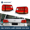HCMOTIONZ 2016-2020 Toyota Land Cruiser traseiro lâmpada